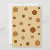 Wir können frühzeitig auf eine neutrale Babydusche Einladung (Rückseite)