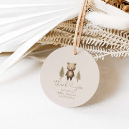 Wir können frühzeitig auf eine neutrale Babydusche Geschenkanhänger