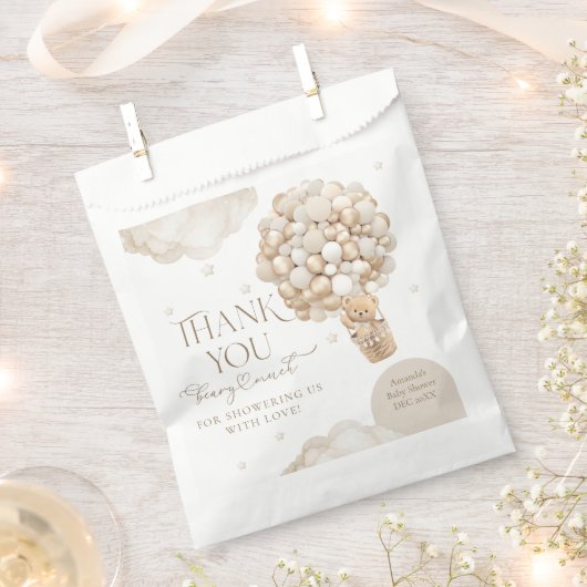 Wir können frühzeitig auf eine neutrale Babydusche Geschenktütchen (Ausgeschnitten)