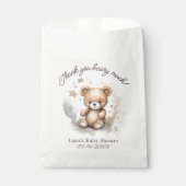 Wir können frühzeitig auf eine neutrale Babydusche Geschenktütchen (Vorderseite)