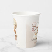 Wir können frühzeitig auf eine neutrale Babydusche Pappbecher (Rechts)