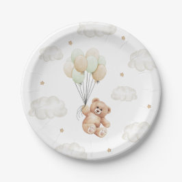 Wir können frühzeitig auf eine neutrale Babydusche Pappteller