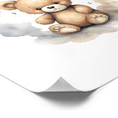 Wir können frühzeitig auf eine neutrale Babydusche Poster (Ecke)