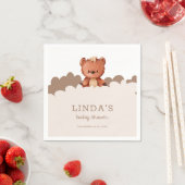 Wir können frühzeitig auf eine neutrale Babydusche Serviette (Beispiel)