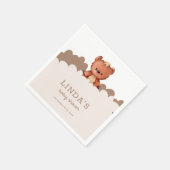 Wir können frühzeitig auf eine neutrale Babydusche Serviette (Ecke)