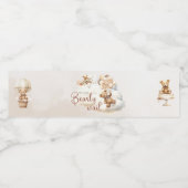 Wir können frühzeitig auf eine neutrale Babydusche Wasserflaschenetikett (Einzelnes Label)