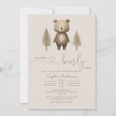 Wir können frühzeitig auf eine neutrale Minimalist Einladung (Vorderseite)