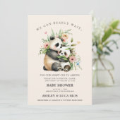 Wir können frühzeitig auf eine Niedliche Aquarelle Einladung (Stehend Vorderseite)