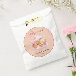 Wir können frühzeitig auf eine Niedliche Bear Baby Geschenktütchen