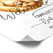 Wir können frühzeitig auf eine Niedliche Bear Baby Poster (Ecke)