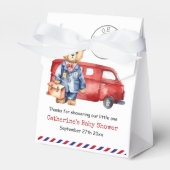 Wir können frühzeitig auf eine spezielle Babydusch Geschenkschachtel (Vorderseite)