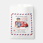 Wir können frühzeitig auf eine spezielle Babydusch Geschenktütchen (Vorderseite)