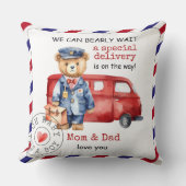 Wir können frühzeitig auf eine spezielle Babydusch Kissen (Vorderseite)