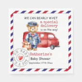 Wir können frühzeitig auf eine spezielle Babydusch Serviette (Vorderseite)