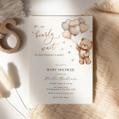 Wir können frühzeitig auf eine Teddy Bear Baby Dus Einladung