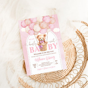 Wir können frühzeitig auf eine Teddy Bear Baby Dus Einladung