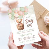 Wir können frühzeitig auf eine Teddy Bear Baby Dus Einladung