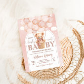 Wir können frühzeitig auf eine Teddy Bear Baby Dus Einladung