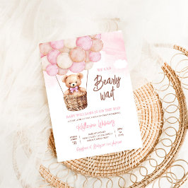 Wir können frühzeitig auf eine Teddy Bear Baby Dus Einladung