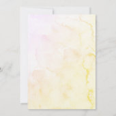 Wir können frühzeitig auf eine Teddy Bear Baby Dus Einladung (Rückseite)