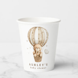 Wir können frühzeitig auf eine Teddy Bear Baby Dus Pappbecher