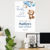 Wir können frühzeitig auf eine Teddy Bear Baby Dus Poster (Heimbüro)