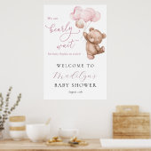 Wir können frühzeitig auf eine Teddy Bear Baby Dus Poster (Küche)