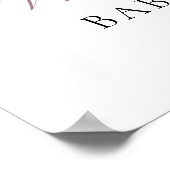 Wir können frühzeitig auf eine Teddy Bear Baby Dus Poster (Ecke)