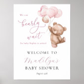 Wir können frühzeitig auf eine Teddy Bear Baby Dus Poster (Vorne)