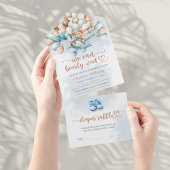 Wir können frühzeitig auf eine Windelwinddusche wa All In One Einladung