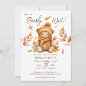 Wir können frühzeitig auf Pink Fall Babydusche war Einladung (Vorderseite)