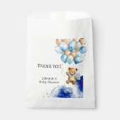 Wir können frühzeitig auf Royal Blue and Gold Baby Geschenktütchen (Vorderseite)