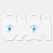 Wir können frühzeitig Baby Dusche Blue Teddy Bären Geschenkschachtel (Ungeklappt)