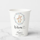 Wir können frühzeitig Babydusche warten Pappbecher (Vorderseite)