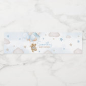 Wir können frühzeitig Bärenballon warten Wasserflaschenetikett (Einzelnes Label)