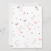 Wir können frühzeitig Bärenballons Babydusche abwa Einladung (Rückseite)