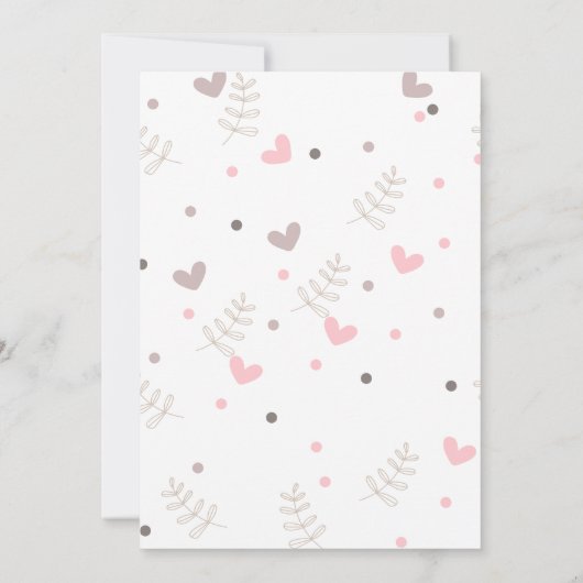 Wir können frühzeitig Bärenballons Babydusche abwa Einladung (Rückseite)