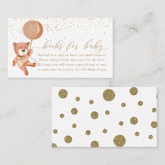 Wir können frühzeitig braune Bücher für Baby abwar Begleitkarte (Vorne/Hinten)