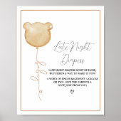 Wir können frühzeitig BrownBalloon spät abends Win Poster (Vorne)