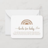 Wir können frühzeitig Bücher für Baby abwarten Mitteilungskarte (Vorderseite)