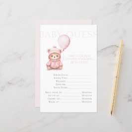 Wir können frühzeitig das Pink Bear Girl Baby Dusc