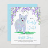 Wir können frühzeitig den blauen Waldbär warten (Vorne/Hinten)