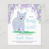 Wir können frühzeitig den blauen Waldbär warten (Vorderseite)