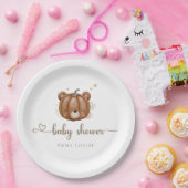 Wir können frühzeitig den kleinen Kürbisbär abwart Pappteller (Party)