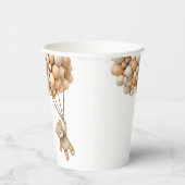 Wir können frühzeitig den Teddy Bären-Ballon abwar Pappbecher (Rechts)