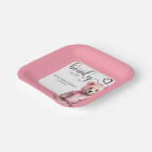 Wir können frühzeitig die Aquarellbärendusche wart Pappteller (Gewinkelt)