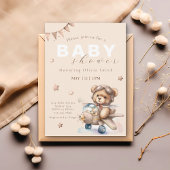 Wir können frühzeitig die Babydusche des Flugzeugs Einladung