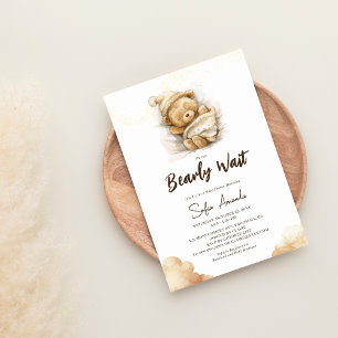 Wir können frühzeitig die Babydusche des Teddy Bär Einladung