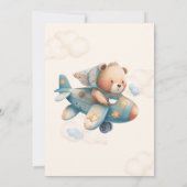 Wir können frühzeitig die Babydusche warten Einladung (Rückseite)