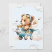 Wir können frühzeitig die Babydusche warten Einladung (Rückseite)